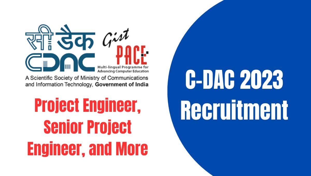 C-DAC Project Engineer