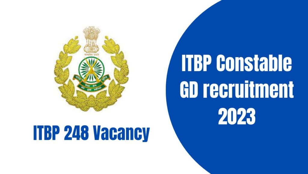 ITBP Constable GD recruitment 2023: