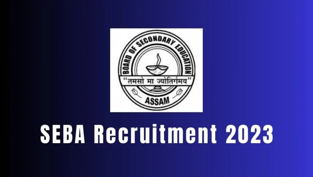 SEBA Recruitment 2023